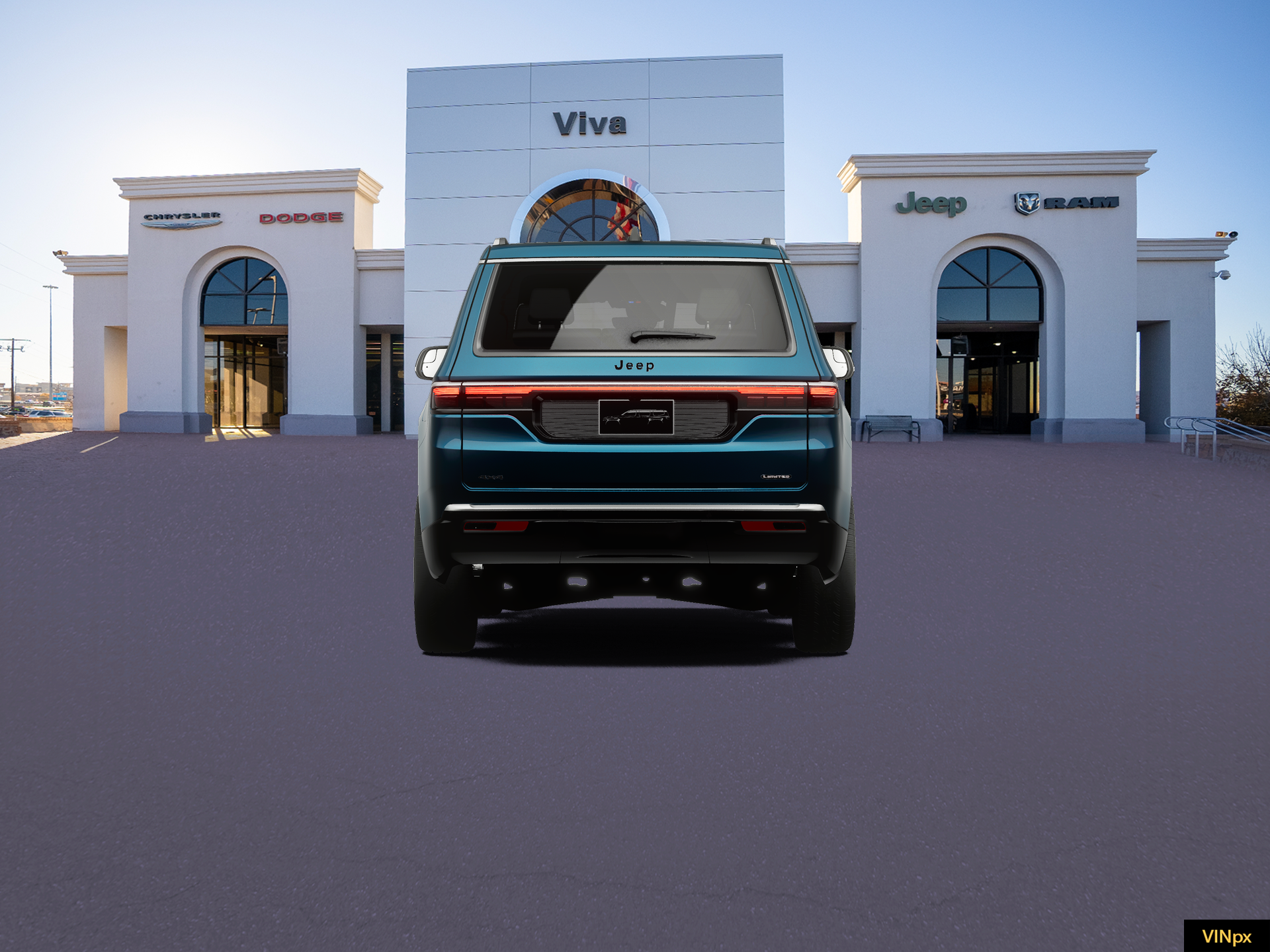 New 2027 Fathom Blue Pearl-Coat Paint Jeep Limited image 6