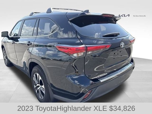 Used 2023 Midnight Black Metallic Toyota XLE image 6