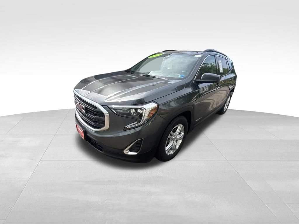 Used 2020 GRAPHITE GRAY METALLIC GMC SLE image 3