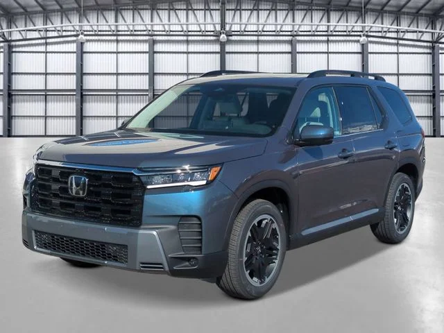 New 2026 Smoke Blue Pearl Honda AWD Touring Blackout image 1