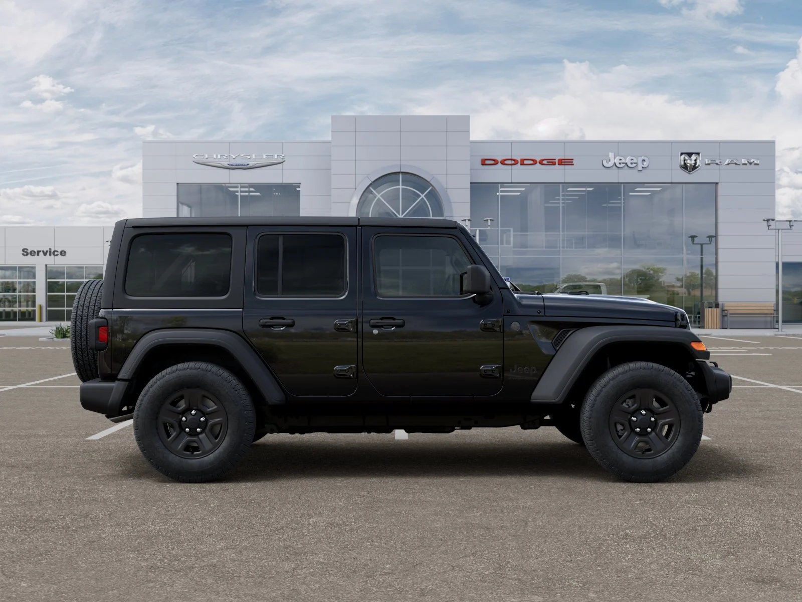 New 2026 Black Clear-Coat Exterior Paint Jeep Sport image 47