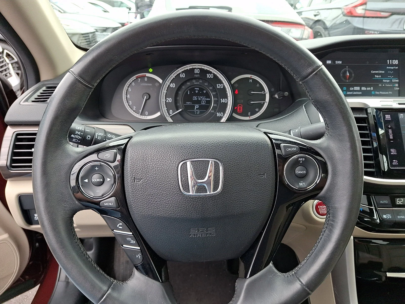 Used 2017 Basque Red Pearl II Honda EX-L image 16