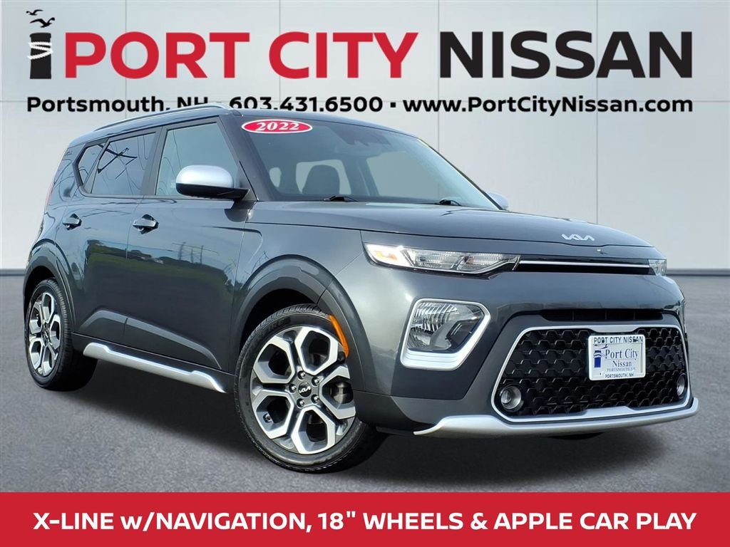 Used 2022 Gravity Gray Kia X-Line w/navigation image 1