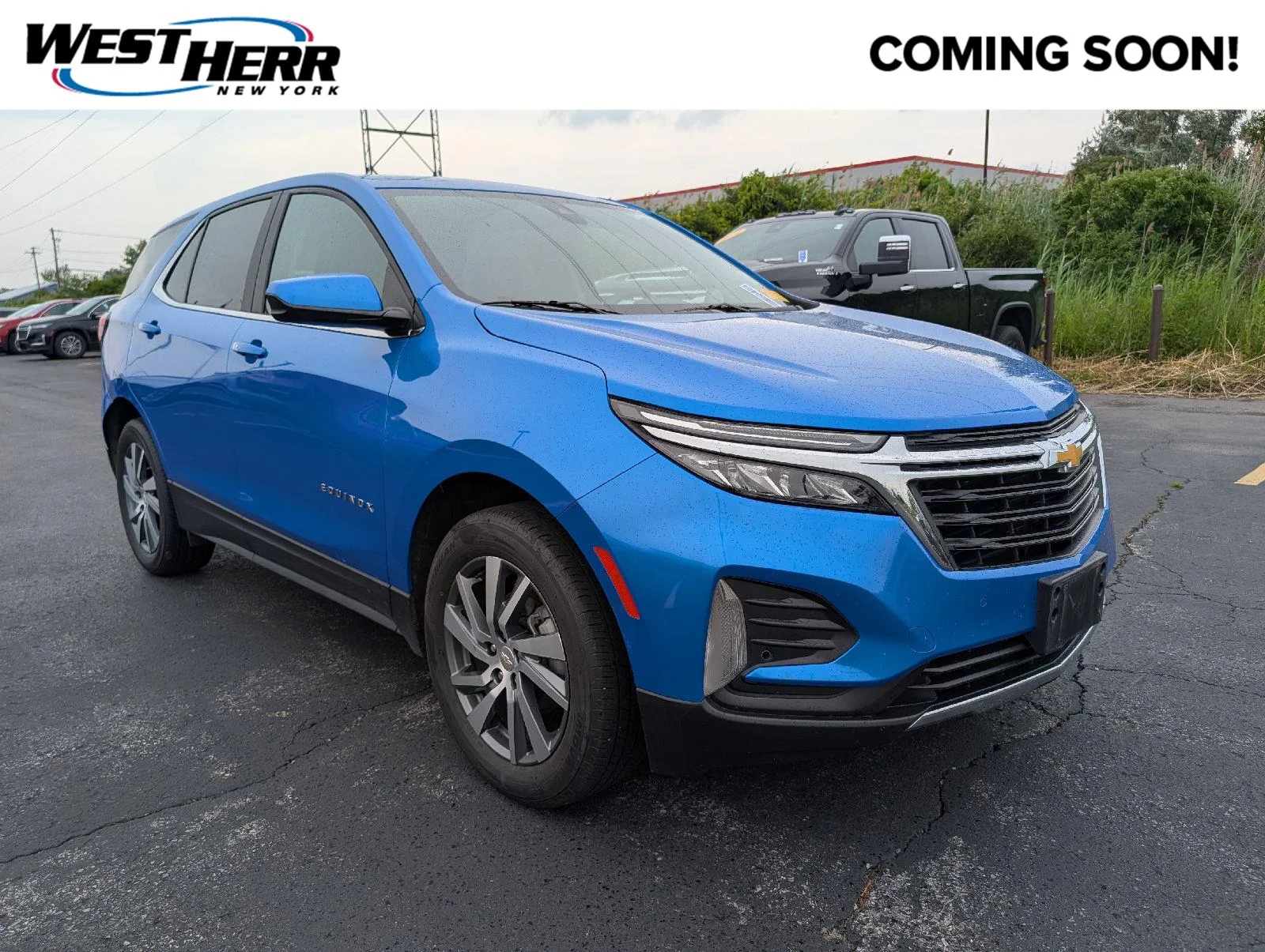 Used 2024 Riptide Blue Metallic Chevrolet LT image 1