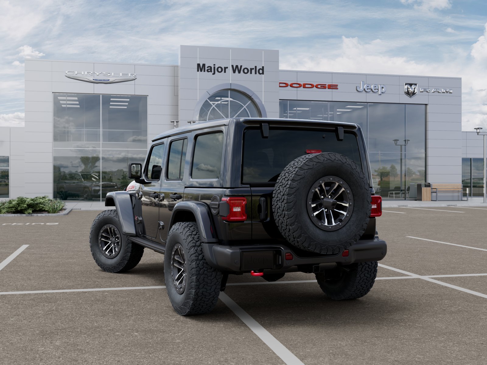 New 2026 Black Clear-Coat Exterior Paint Jeep  image 3