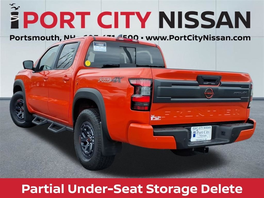 Used 2025 Afterburn Orange Nissan PRO-4X premium W/LEATHER, SUNROOF & ONLY 5k MILES! image 37