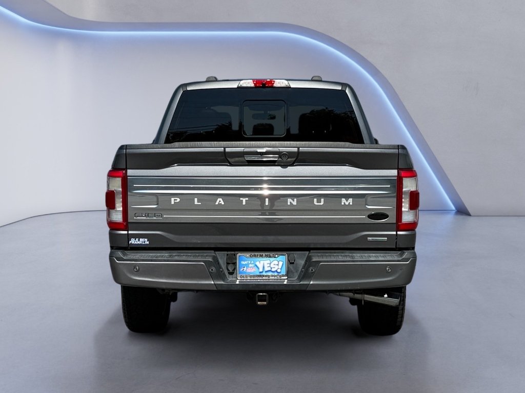 Used 2021 Carbonized Gray Metallic Ford Platinum image 4