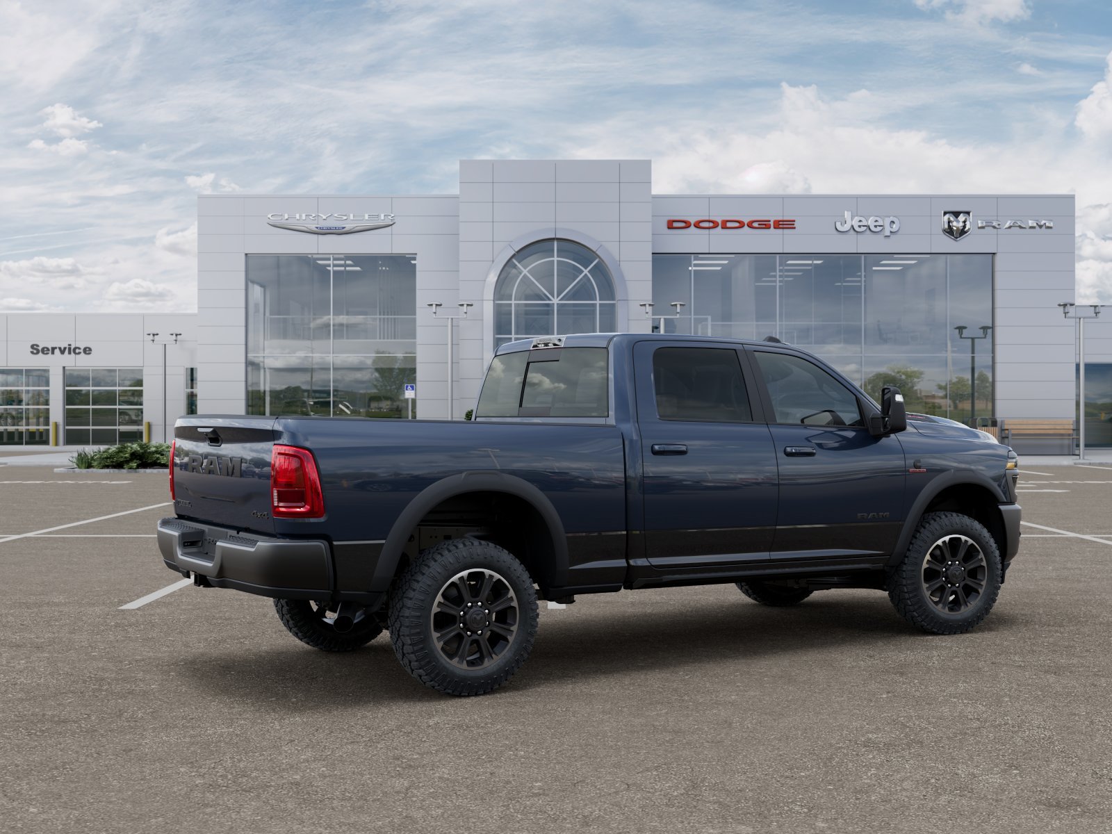 New 2026 Forged Blue Metallic Exterior Paint RAM Rebel image 30