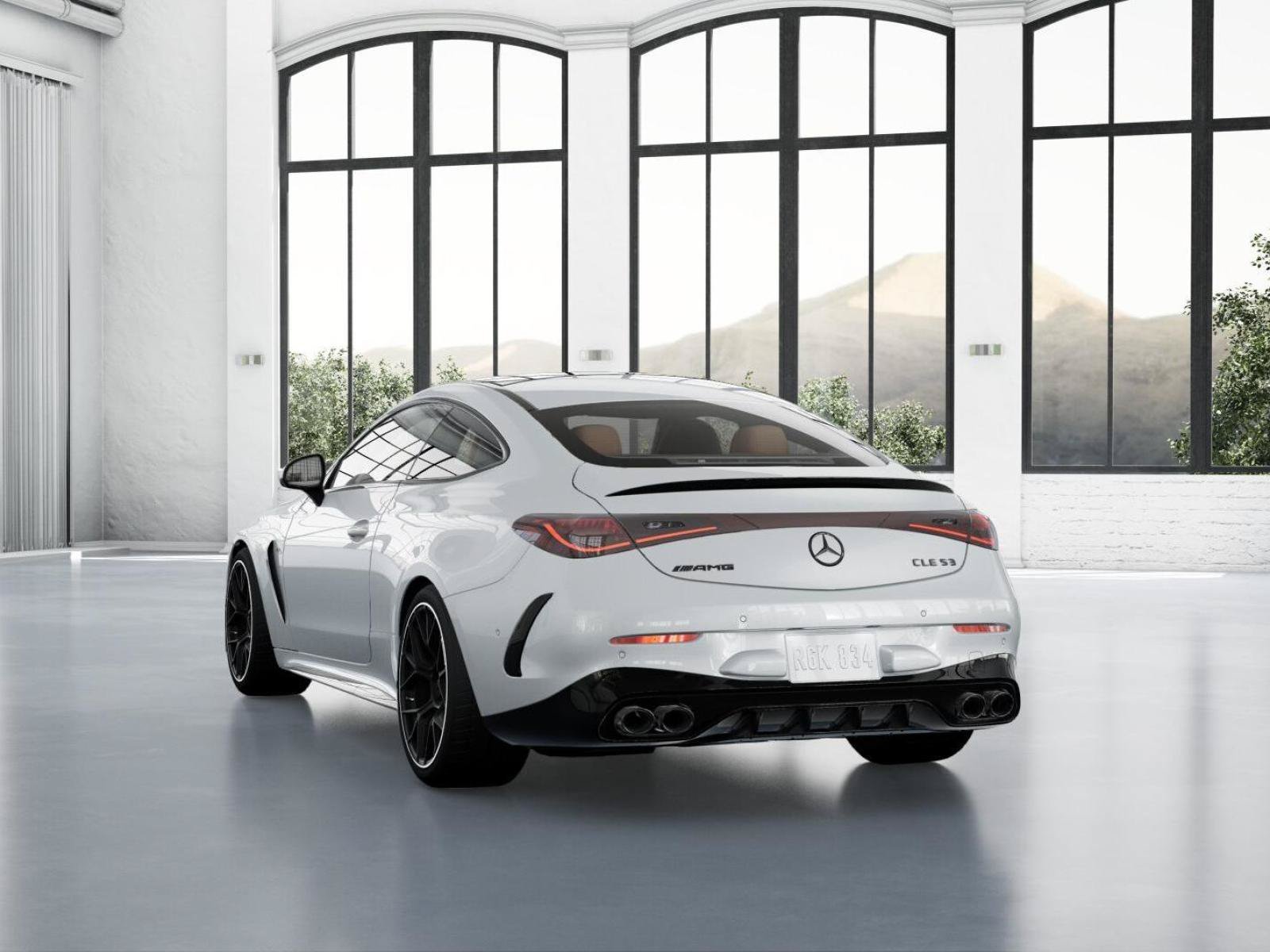 New 2026 MANUFAKTUR Moonlight White Metallic Mercedes-Benz AMG® CLE 53 4MATIC+ Coupe image 39