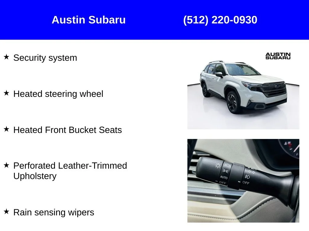 New 2026 White Subaru Limited image 17