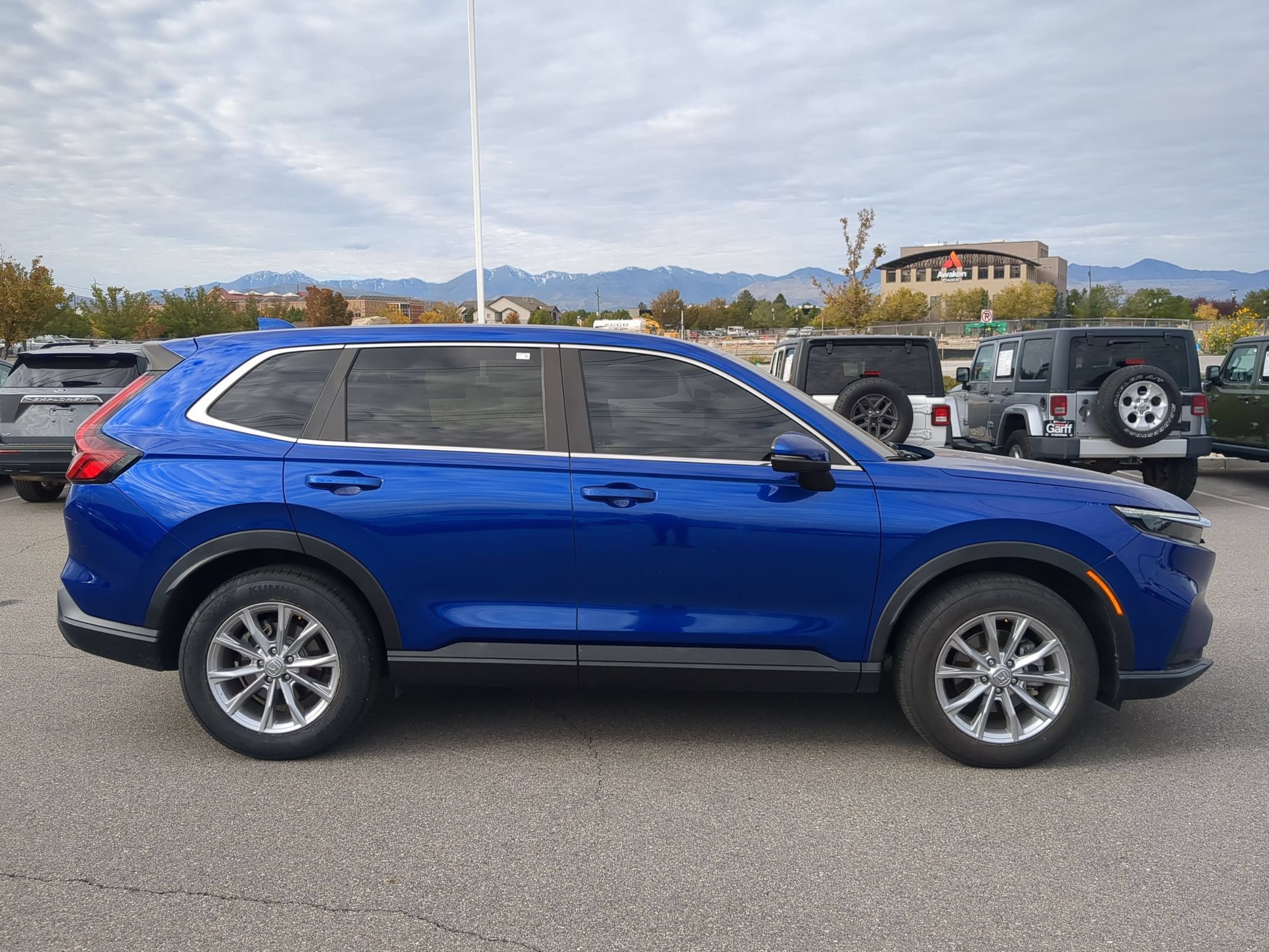 Used 2024 Blue Honda EX image 2