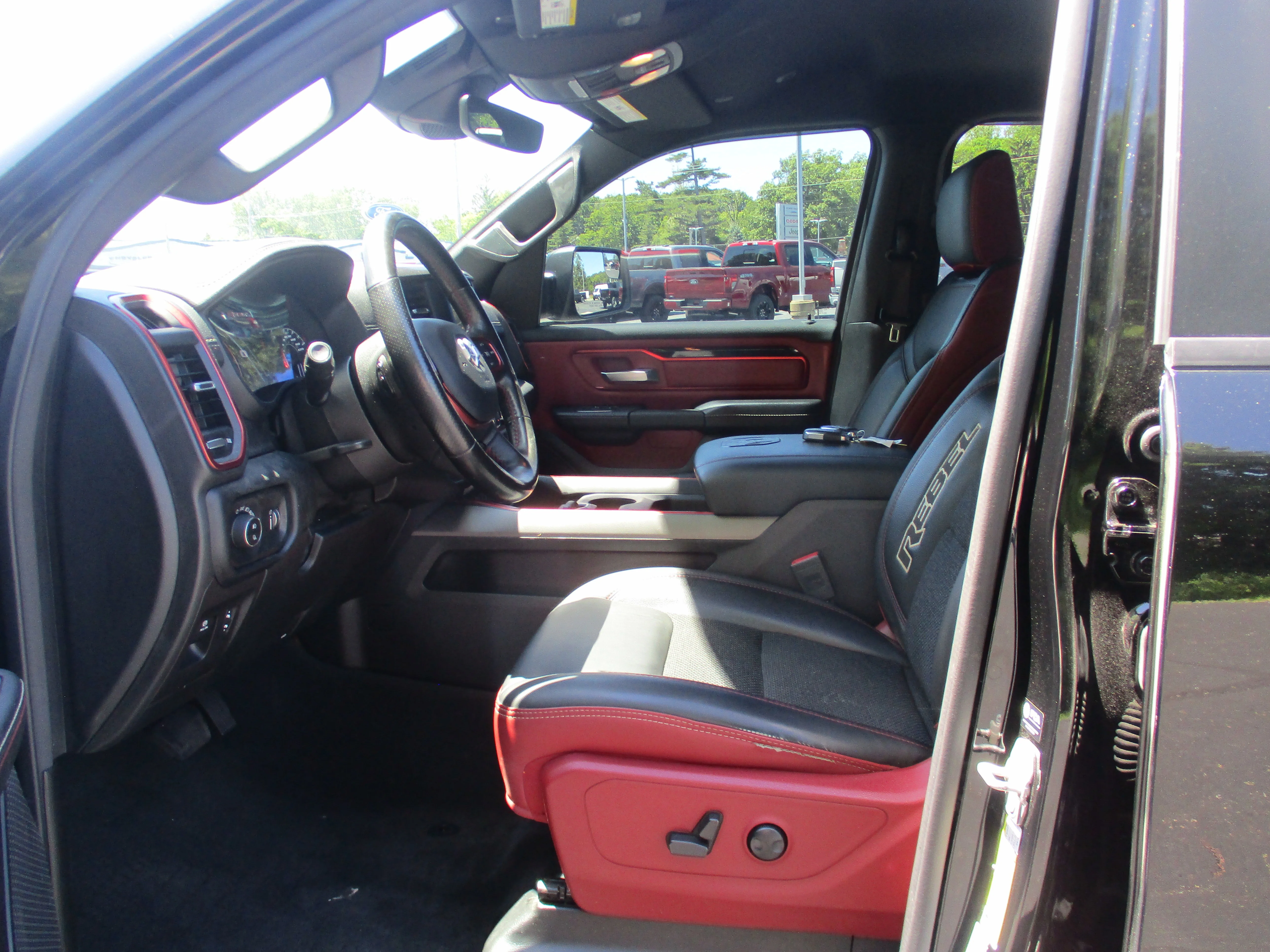 Used 2022 Diamond Black Crystal Pearlcoat Ram Rebel image 24