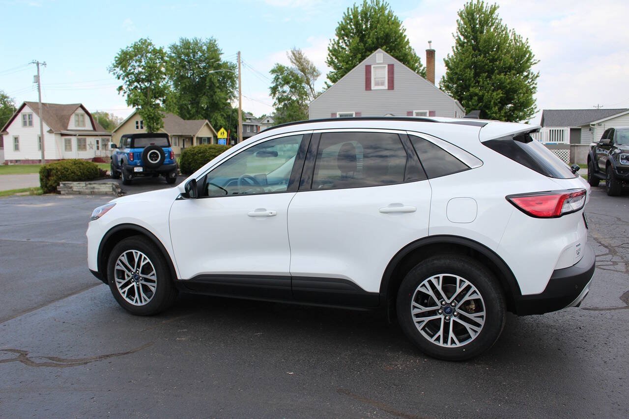 Used 2021 Ford Escape SEL with VIN 1FMCU9H91MUB19243 for sale in Durant, IA
