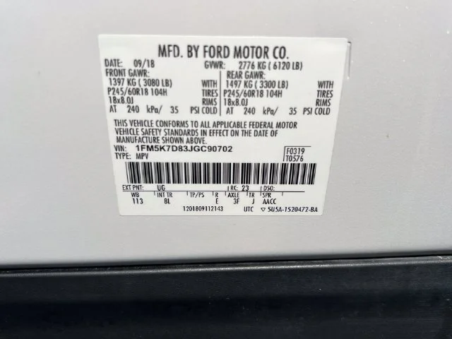 Used 2018 White Ford XLT image 33