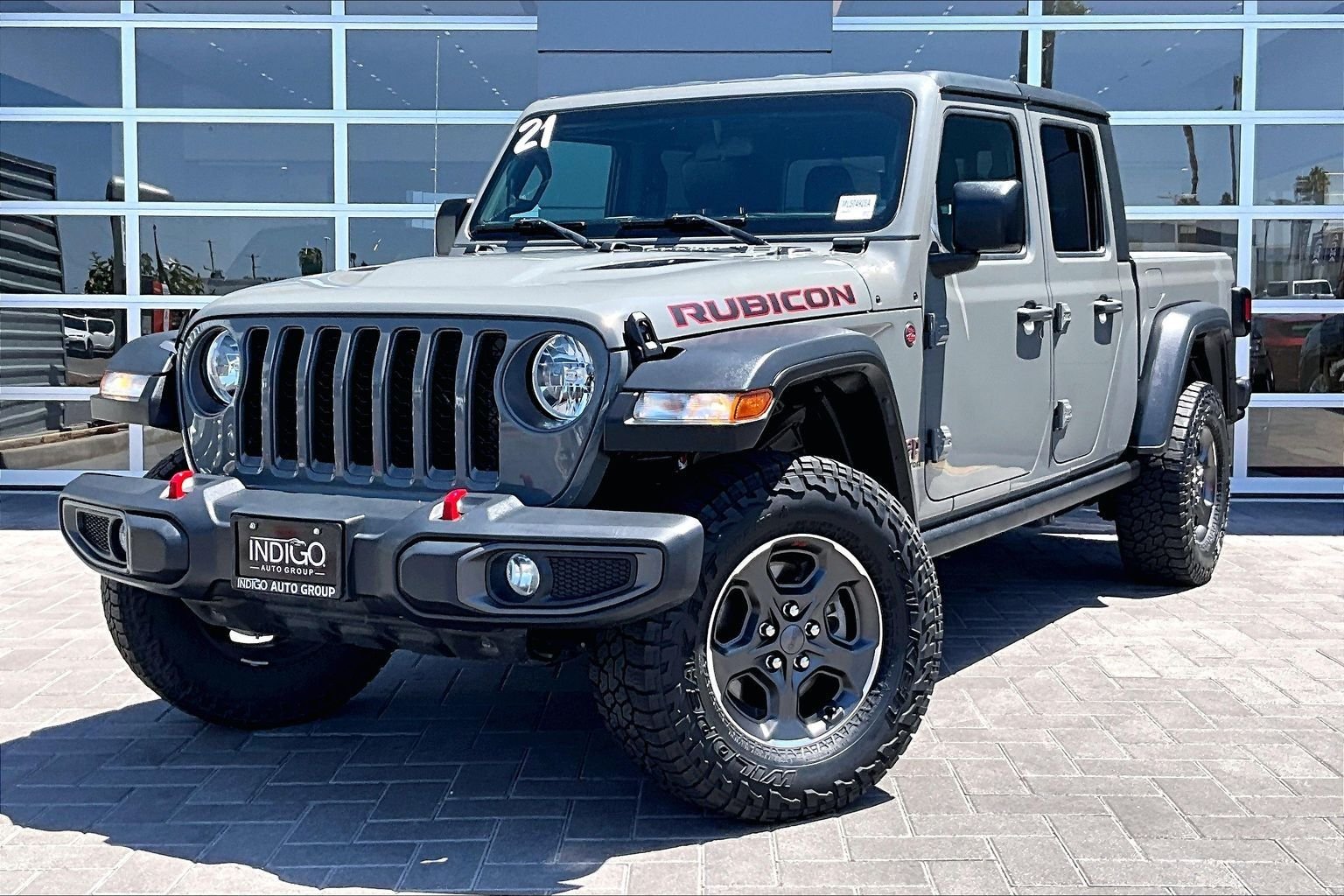 Used 2021 Gray Jeep Rubicon image 1