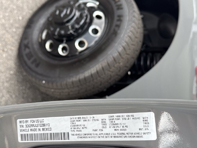 New 2026 Ceramic Gray Clear-Coat Exterior Paint RAM Laramie image 28