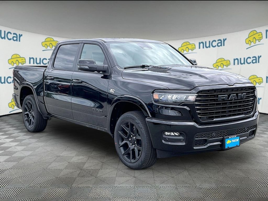 New 2026 Diamond Black Crystal Pearl-Coat Exterior Paint RAM Laramie image 1