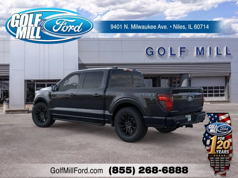 New 2026 Agate Black Metallic Ford XLT image 3
