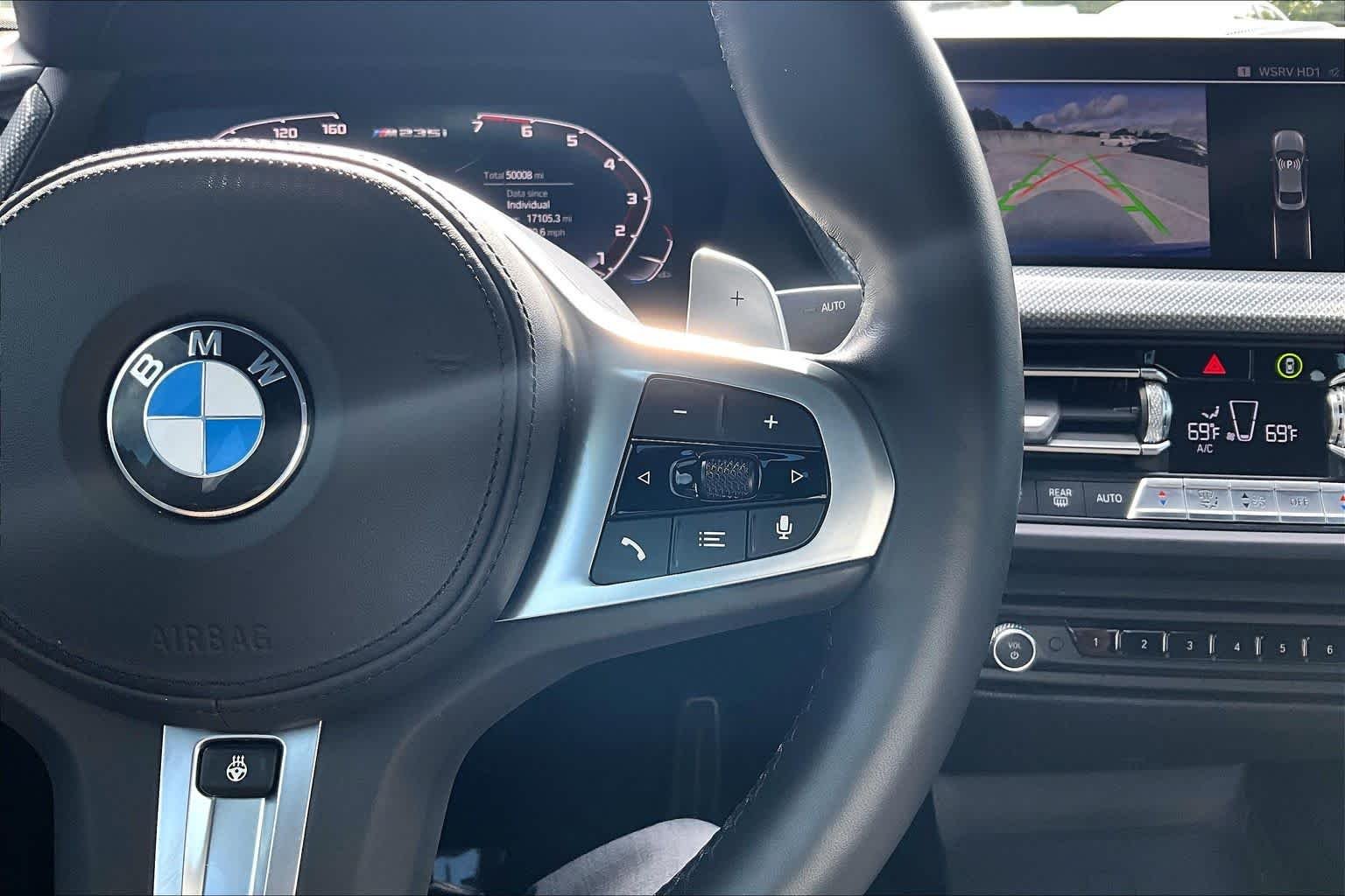Used 2021 Misano Blue Metallic BMW M235i xDrive image 24