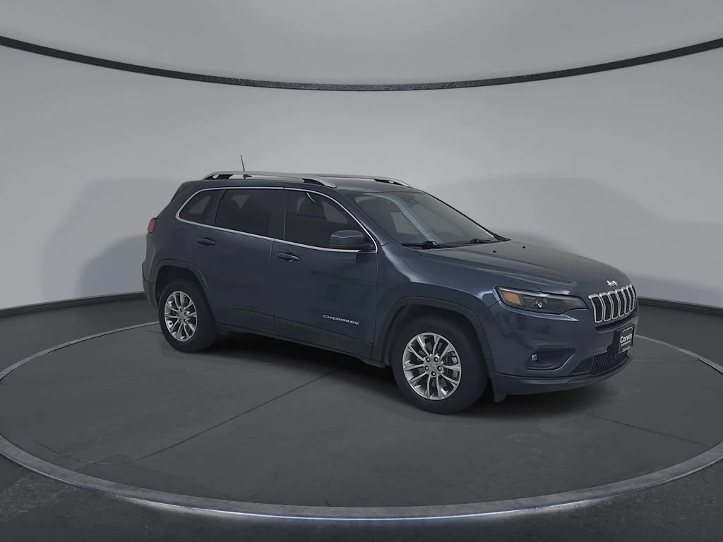 Certified Used 2021 Blue Jeep Latitude Lux image 2