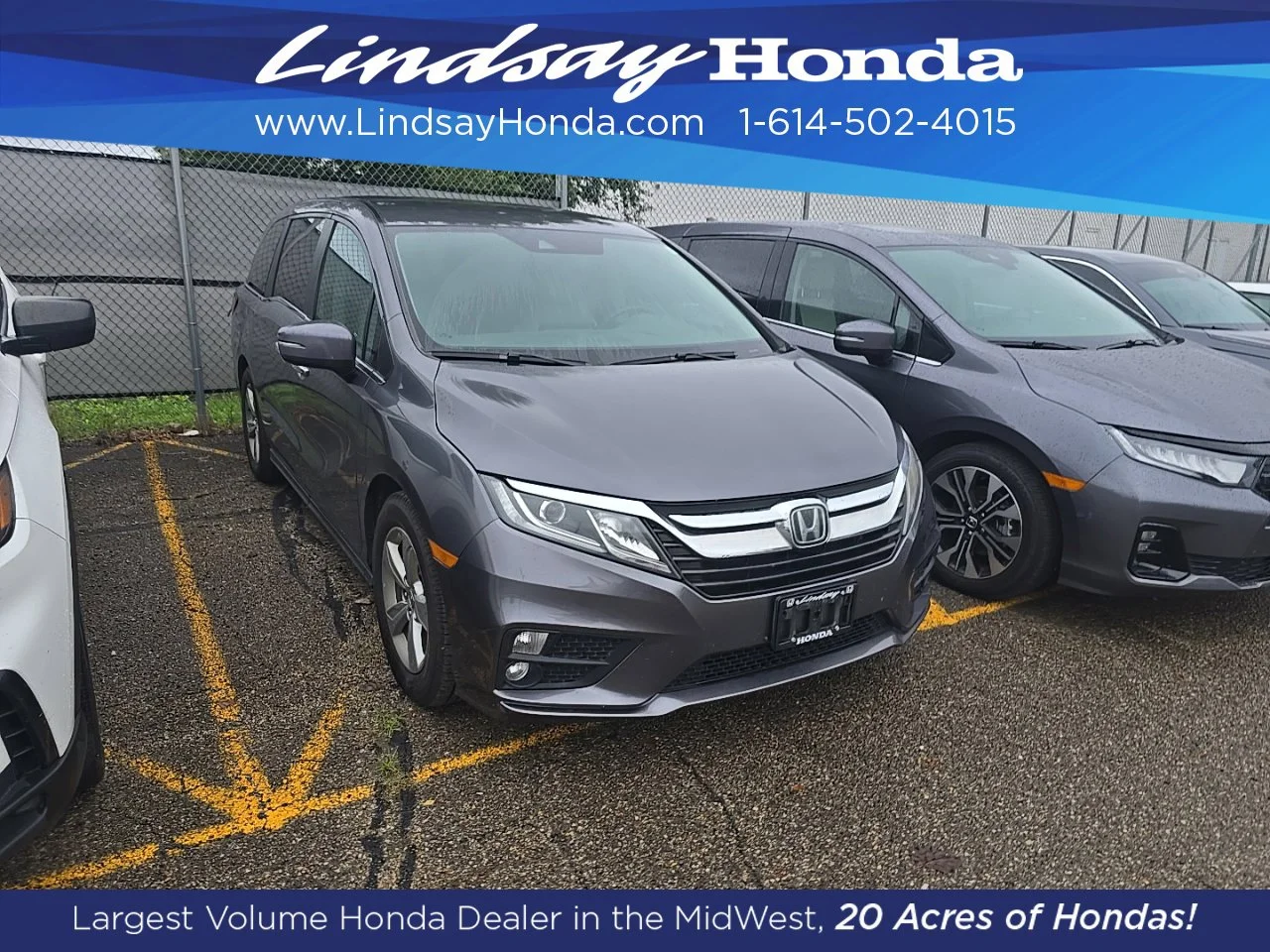Used 2019 Modern Steel Metallic Honda EX image 3