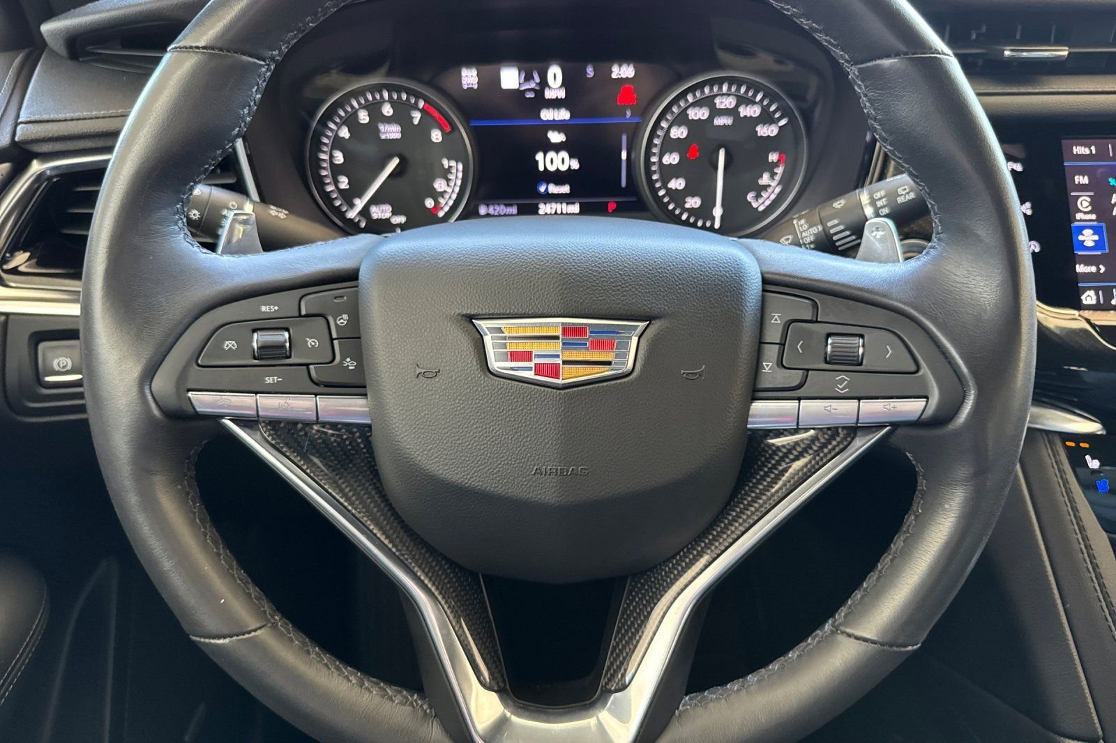 Certified Used 2024 Stellar Black Metallic Cadillac Sport image 25