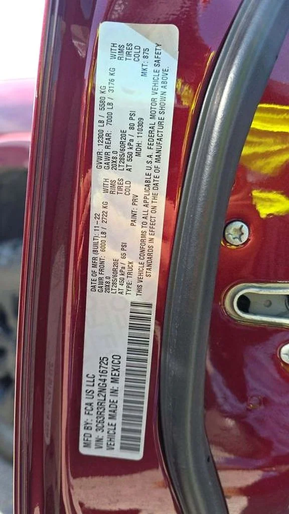 Used 2022 Red Ram Limited image 18