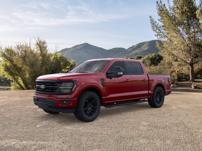 New 2025 Rapid Red Metallic Tinted Clearcoat Ford XLT image 29