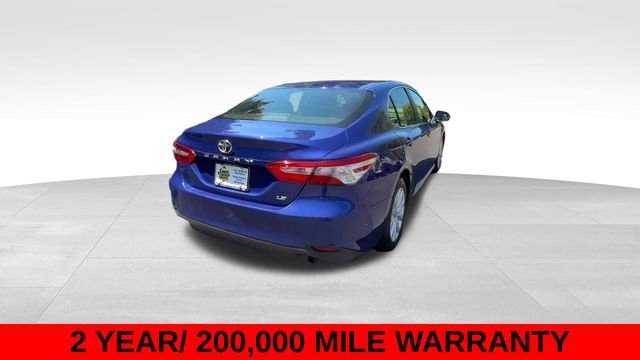 Used 2018 Blue Toyota LE image 8