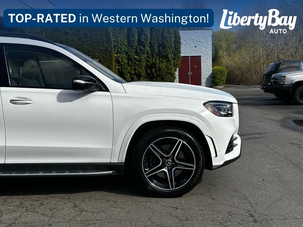Used 2022 White Mercedes-Benz GLS 450 image 3