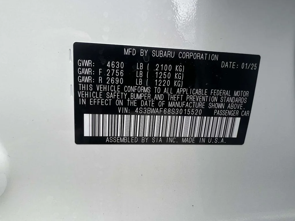 Used 2025 White Subaru Premium image 15
