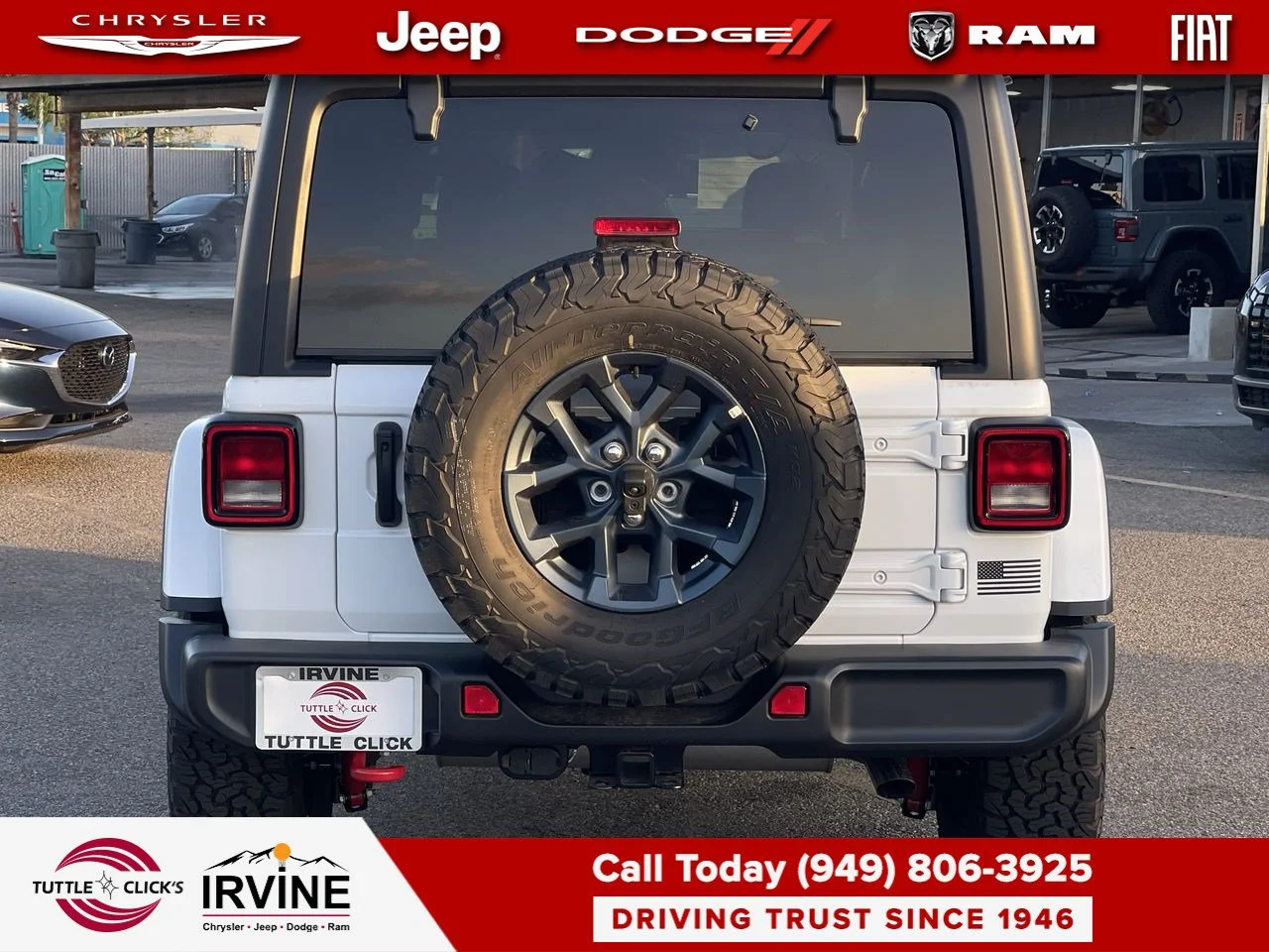New 2026 Bright White Clear-Coat Exterior Paint Jeep America 250 image 9