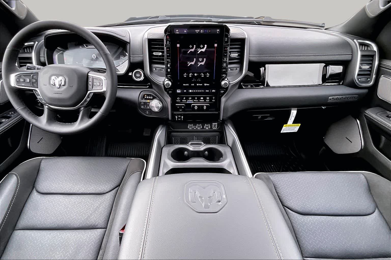 New 2026 Bright White Clear-Coat Exterior Paint RAM Laramie image 5