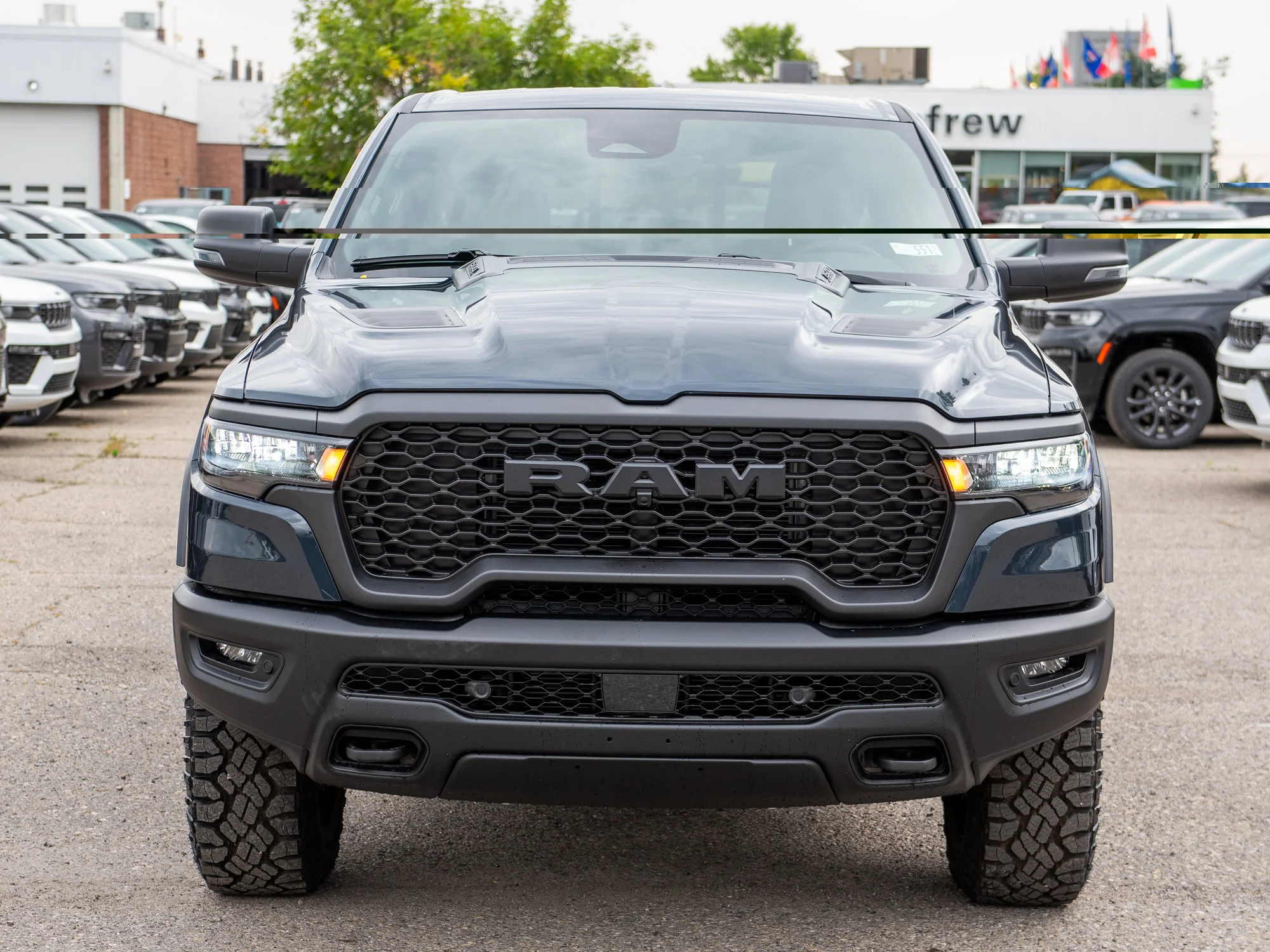 New 2026 Blue RAM Rebel* Crew Cab 4x4, 33 Inch A/T Tires, Heated Seats/Wheel, Nav, Locking Rear Diff image 12