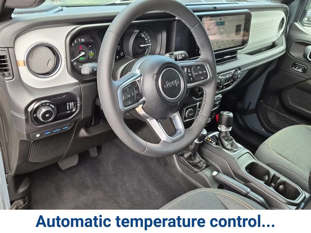Certified Used 2025 Gray Jeep Sahara 4xe image 14