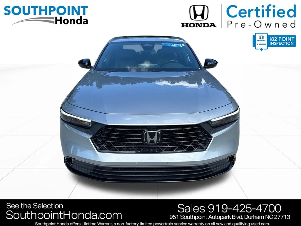 Certified Used 2023 Lunar Silver Metallic Honda HYBRID SPORT-L image 2