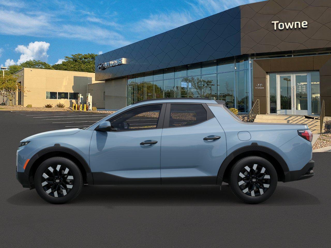 New 2026 Blue Hyundai SEL AWD image 3