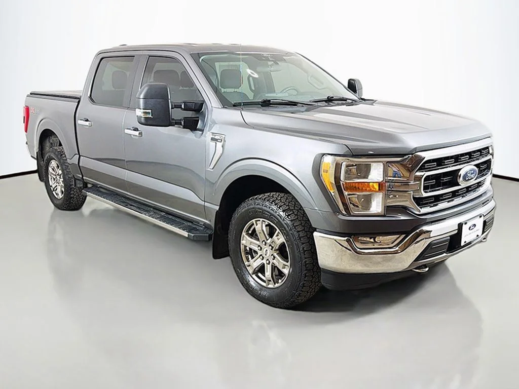 Used 2021 Carbonized Gray Metallic Ford XLT image 2
