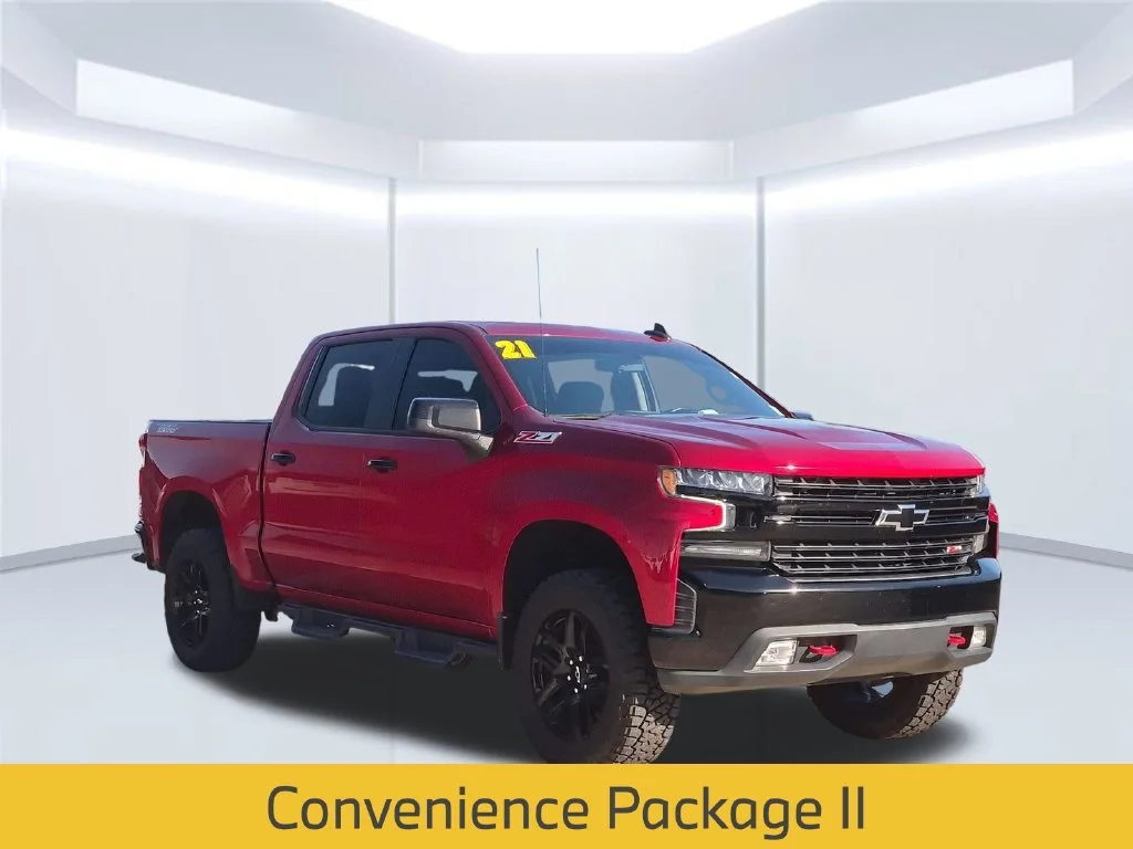 Used 2021 CHERRY RED TINTCOAT Chevrolet LT Trail Boss image 8