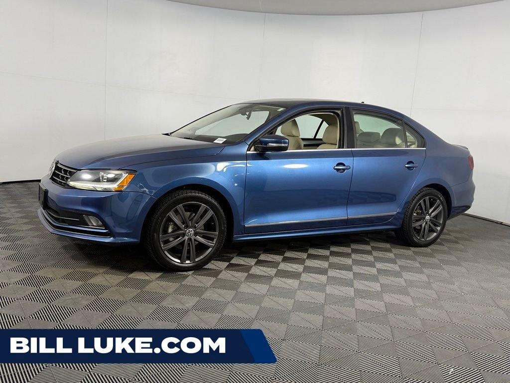 Used 2018 Blue Volkswagen 1.8T SEL image 1