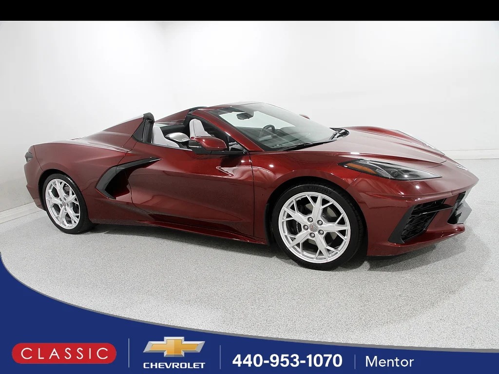 Used 2020 Long Beach Red Metallic Tintcoat Chevrolet Stingray image 1