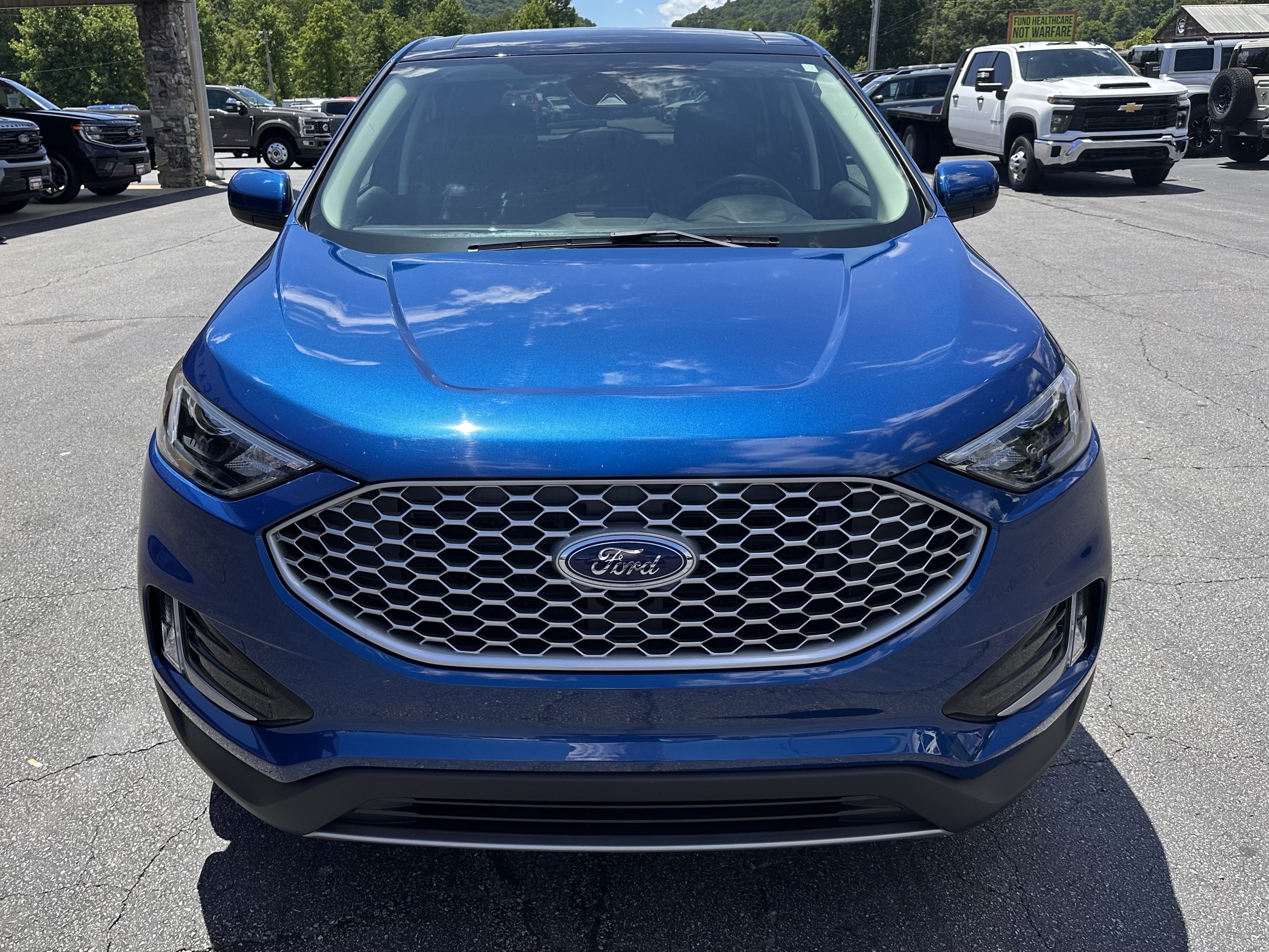 Certified Used 2024 Atlas Blue Metallic Ford SEL image 3