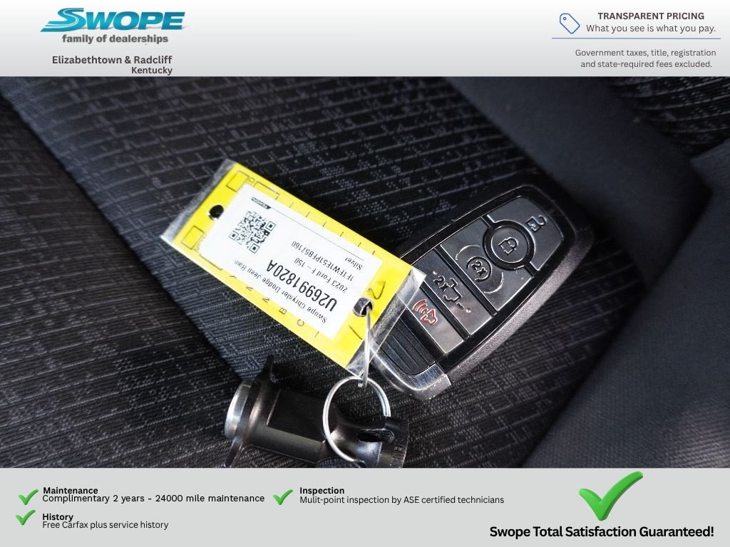 Used 2023 ICONIC SILVER METALLIC Ford XLT image 31