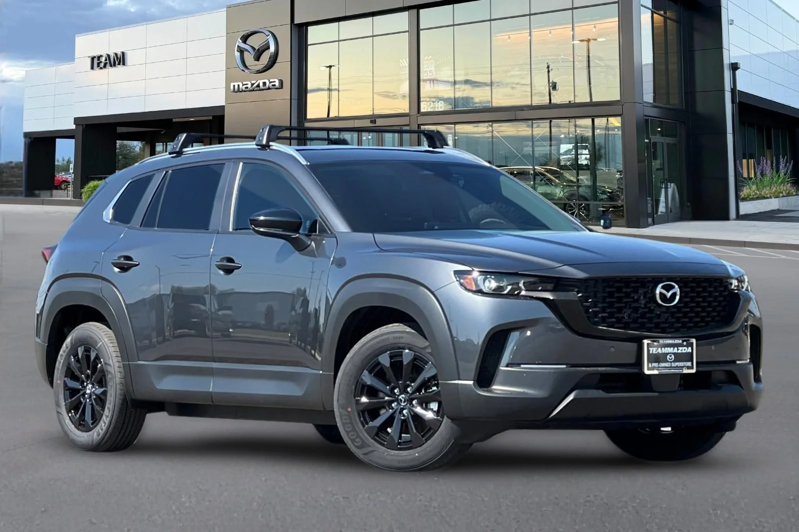 New 2026 Machine Gray Metallic Mazda Preferred AWD image 2