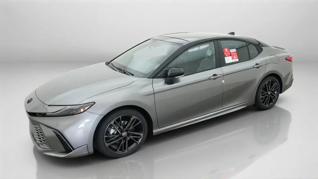 New 2027 Heavy Metal with Midnight Black Metallic roof Toyota XSE image 14