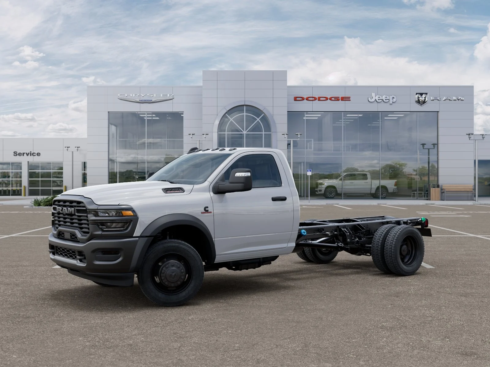 New 2025 Bright White Clear-Coat Exterior Paint RAM Tradesman image 12