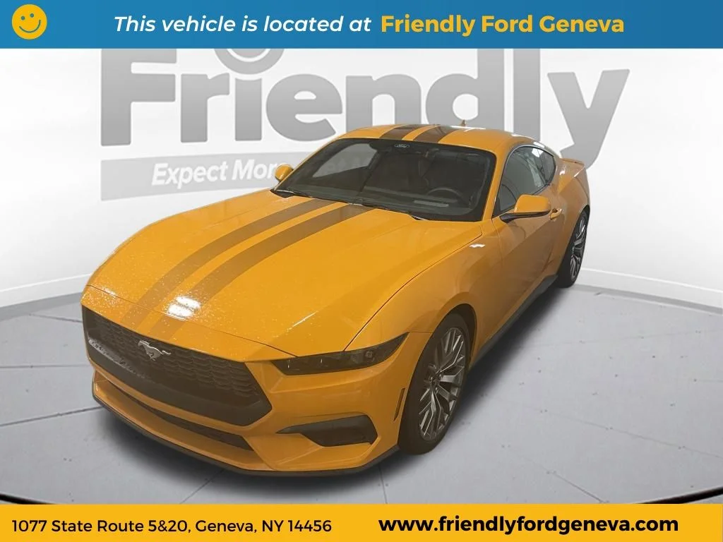 New 2026 Orange Fury Metallic Tri-coat Ford EcoBoost® Premium Fastback image 1