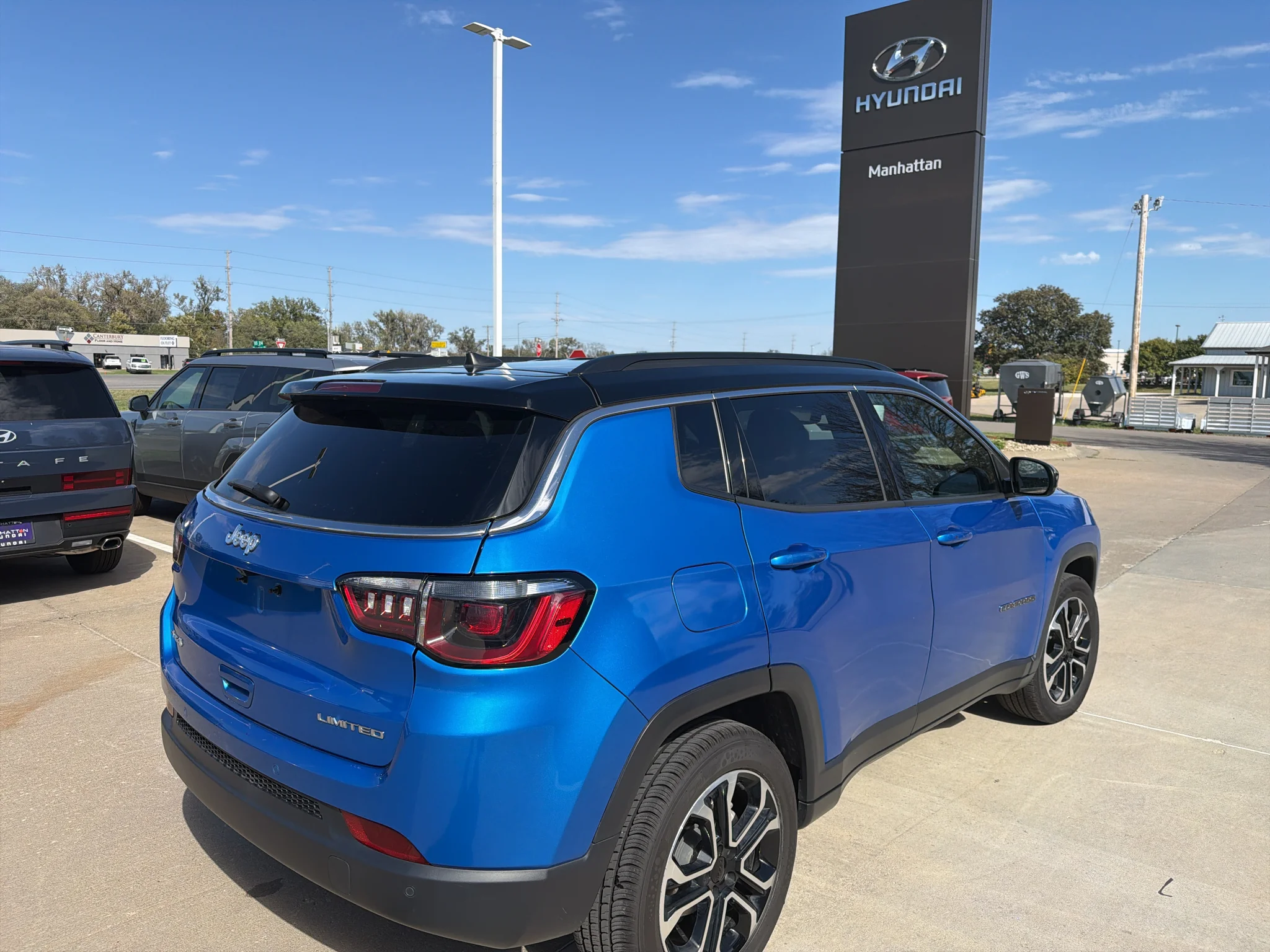 Used 2024 Blue Jeep Limited image 8