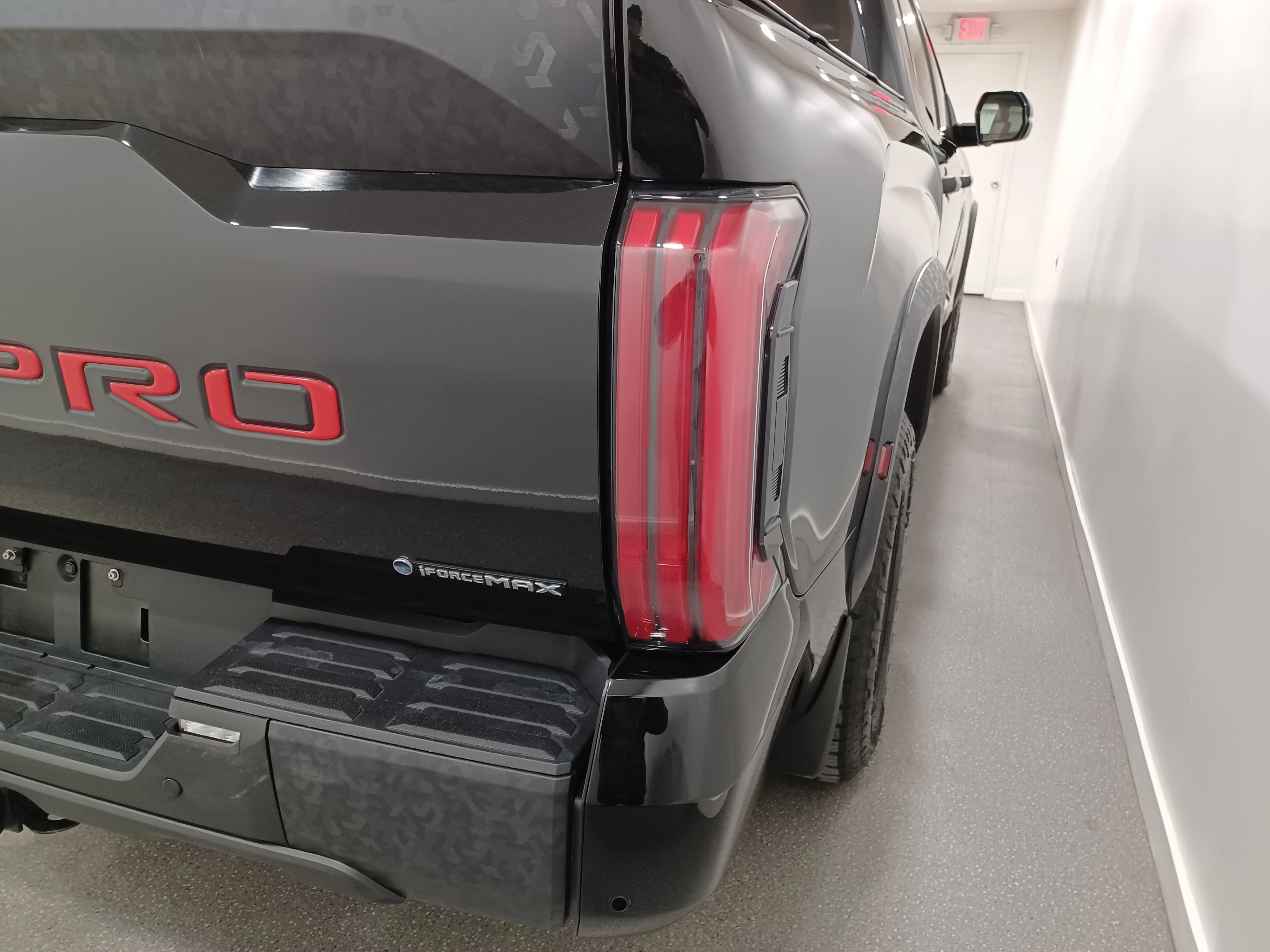 Certified Used 2025 Midnight Black Metallic Toyota TRD Pro Hybrid*i-FORCE MAX | 360 Cam | Pano Roof | Cooled Leather | Htd Wheel | Lane Keep Assist image 24