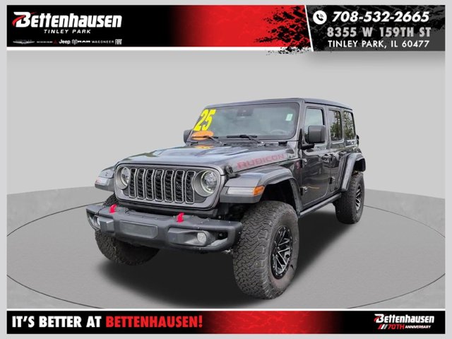 Certified Pre-Owned 2025 Jeep Wrangler Rubicon With Navigation & 4WD